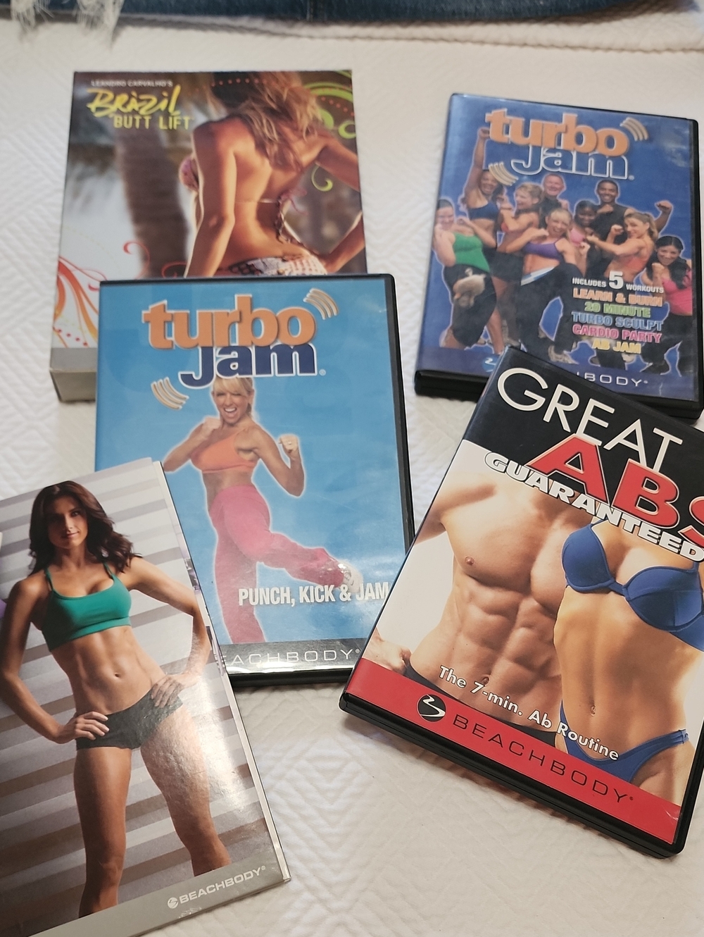 6 Beachbody Get Fit Exervise DVDs!!